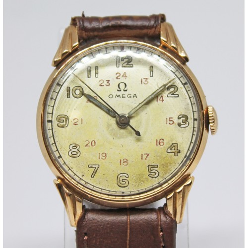 83 - An Omega 14ct gold 