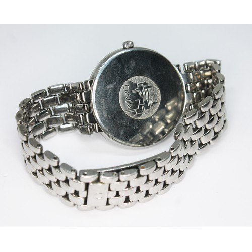 88 - An Omega Deville stainless steel wristwatch, circa 1990s, cal. 1532, case diam. 35mm, signed pattern... 