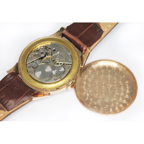 83 - An Omega 14ct gold 