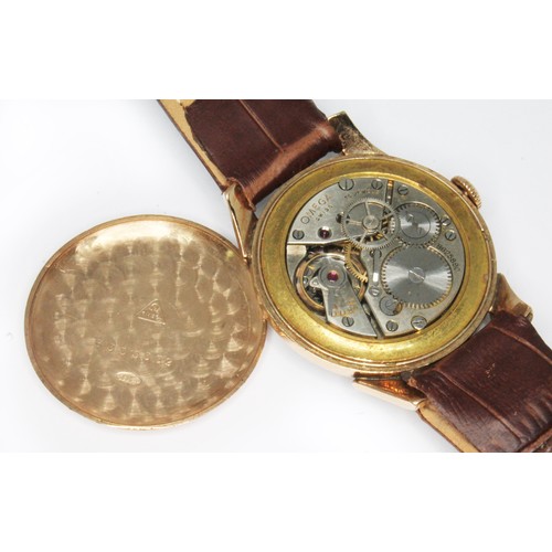 83 - An Omega 14ct gold 