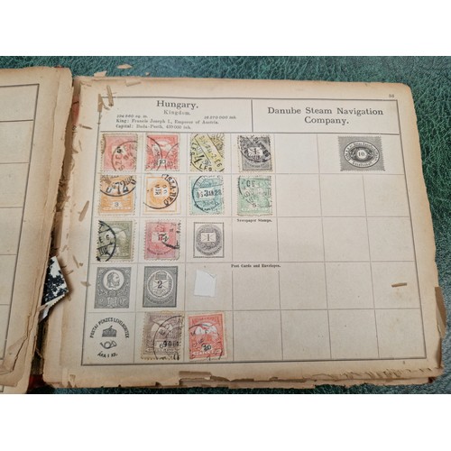 31 - Albums of world stamps to include 19th century.