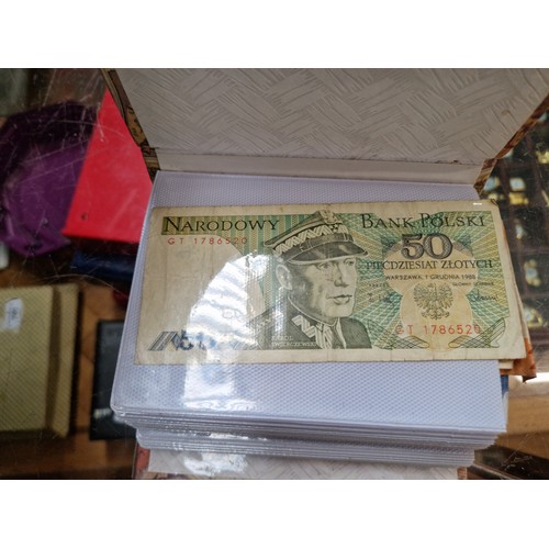 222 - An album of world banknotes