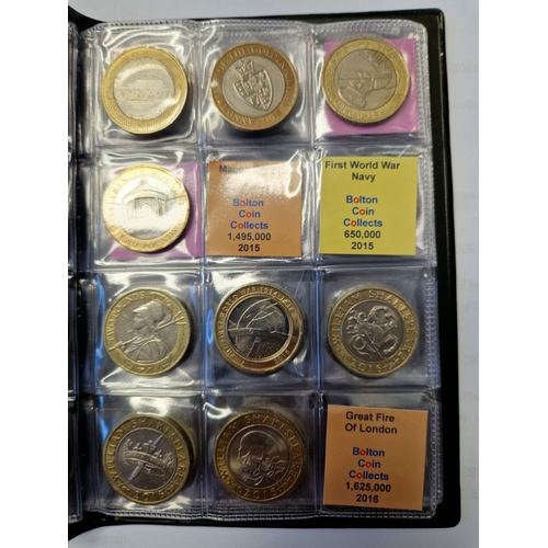 49 - A folder of assorted collectable £2 coins