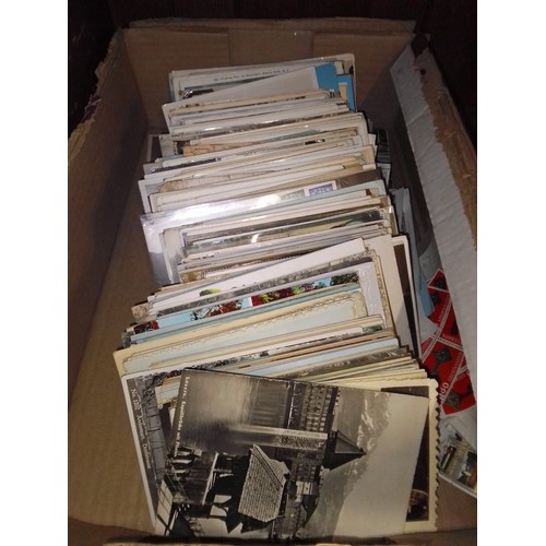 74 - A box of vintage postcards