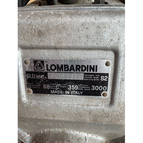 340 - A Lombardini diesel engine.