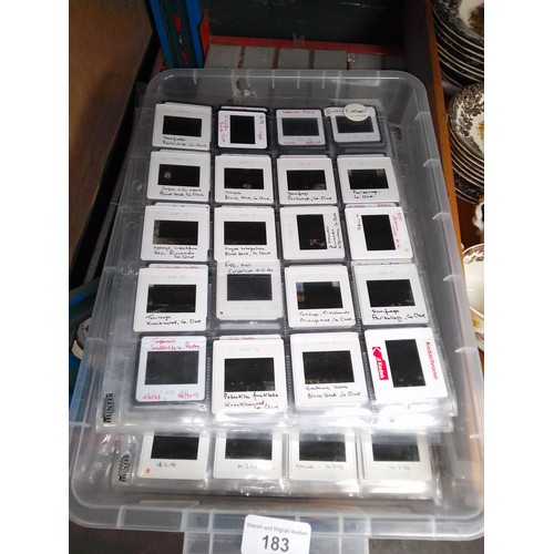 183 - A box of approx. 1000 flower slides