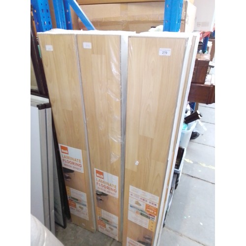 270 - 6 packs of B&Q laminate flooring