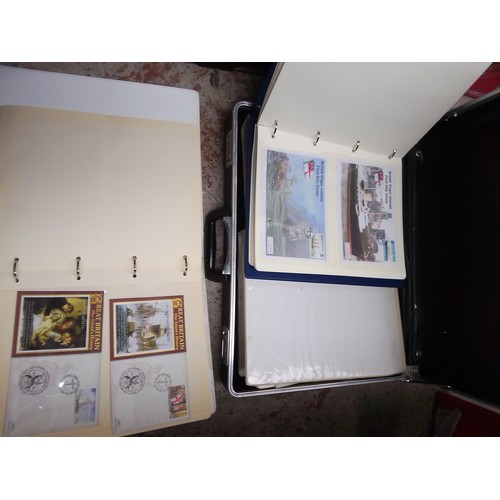 1121 - A case of assorted commemorative first day covers in albums