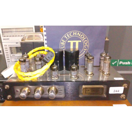 244 - A Tube Technologies stereo valve amplifier.