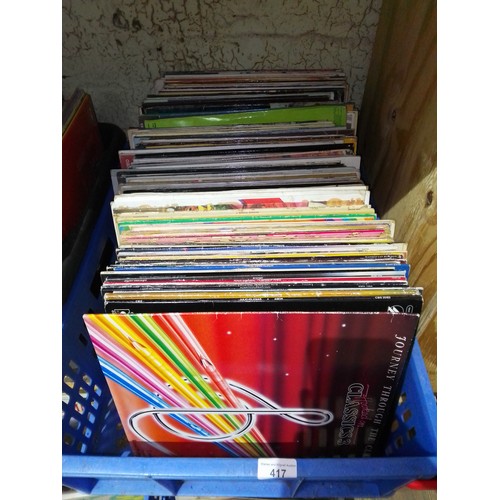 417 - A box of approx. 110 LPs, various genre.