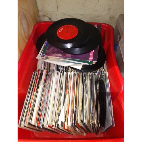 412 - A box of various 45s.