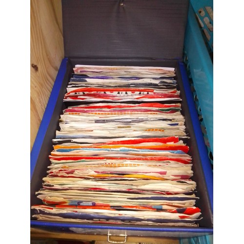 427 - A case of 45s including T Rex, Beatles etc