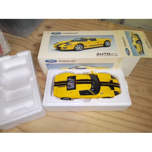 386 - An Auto Art Millenium Ford GT die-cast model.