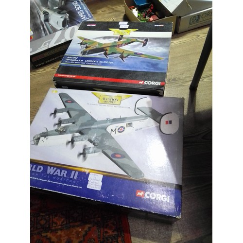 352 - Corgi Aviation Archive, two boxed model aircraft; AA34005 Liberator & AA37202 HP Hallifax B.III.