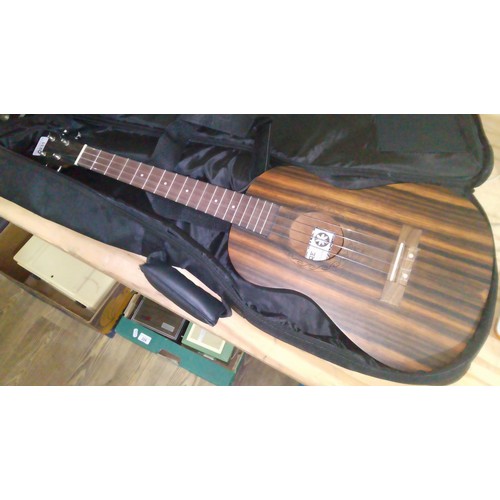 231 - A Tanglewood Tiare baritone ukelele, model no. TWT 20, with soft bag.