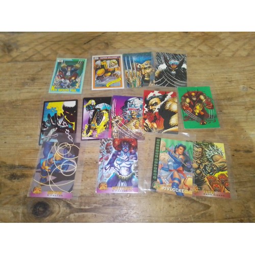 314 - A collection of X Men Fleer and 1992 Marvel cards.