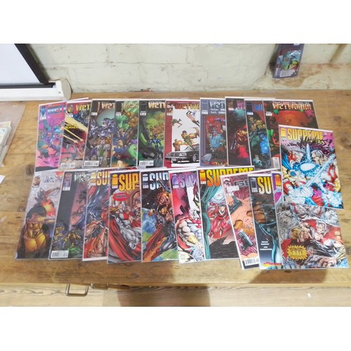 310 - Assorted Image comics, Wet Works and Supreme, approx. 21.