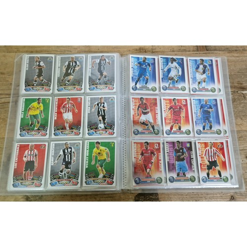 458 - A collection of 219 Match Attax football collectors cards 2011/2012, including rares.