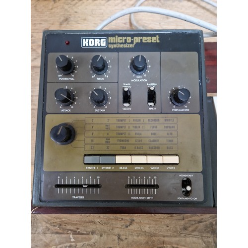 239 - A Korg M500 SP synthesiser, circa 1975.