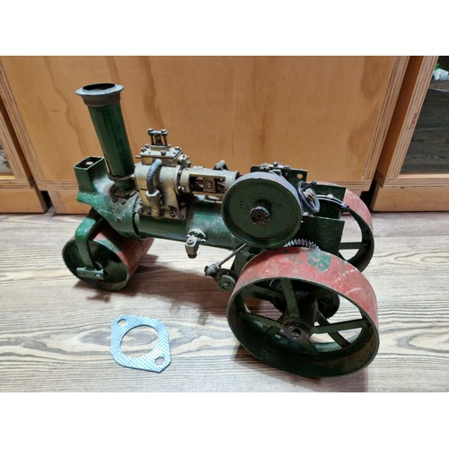 326 - A scratch built steam tractor, as found.