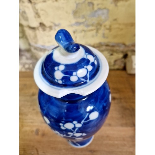 146 - Assorted Chinese blue and white porcelain comprising a large ginger jar bearing four character Kangx... 