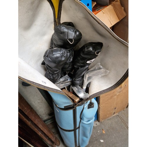 110 - A set of Christy O'Connor right handed Golf Clubs with bag