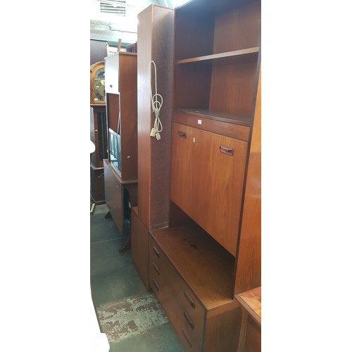 Various items of mid 20th century teak furniture including G Plan