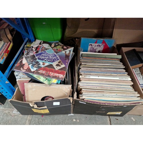 173 - 2 boxes of LP records and 78s