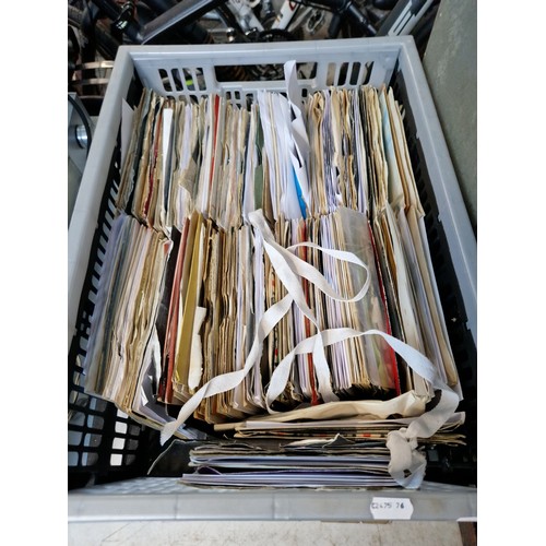 210 - A box of 45rpm single records