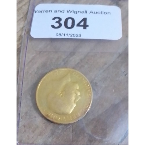 304 - George V sovereign, 1915.