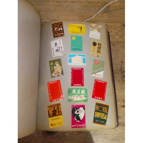 4 - Japan, two albums, extensive collection of matchbox labels, mid 20th century and later, smoking, bar... 