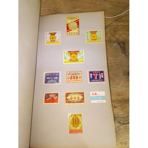 6 - China, one album, extensive collection of matchbox labels and some fruit labels, early to mid 20th c... 