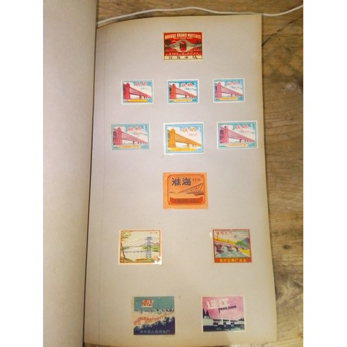 6 - China, one album, extensive collection of matchbox labels and some fruit labels, early to mid 20th c... 