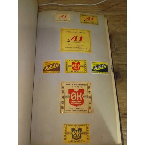 7 - South Korea, Taiwan, Hong Kong & Macao, one album, collection of matchbox labels, early to mid 20th ... 