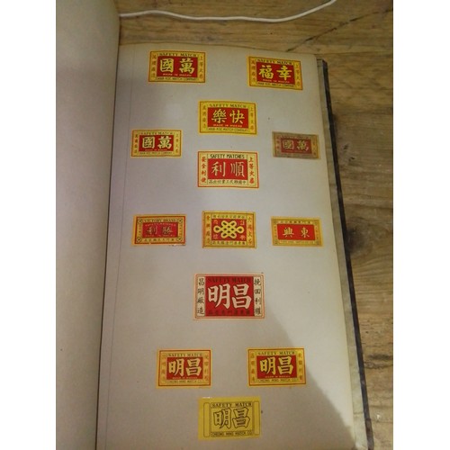 7 - South Korea, Taiwan, Hong Kong & Macao, one album, collection of matchbox labels, early to mid 20th ... 