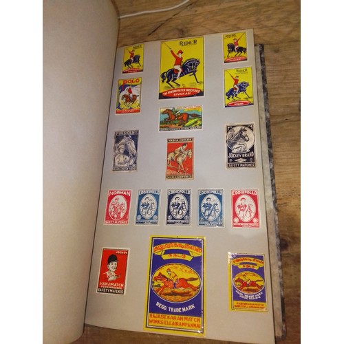 9 - India, Nepal, Pakistan, Israel and Palestine, four albums, extensive collection of matchbox labels, ... 