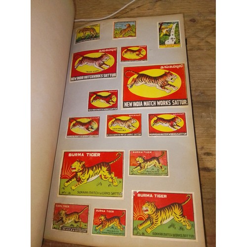 9 - India, Nepal, Pakistan, Israel and Palestine, four albums, extensive collection of matchbox labels, ... 