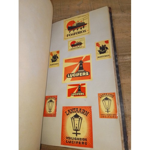 14 - Germany, two albums, collection of matchbox labels, early to mid 20th century, approx. 275 pages, we... 