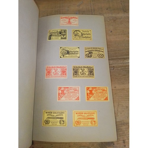 14 - Germany, two albums, collection of matchbox labels, early to mid 20th century, approx. 275 pages, we... 