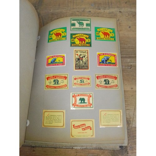 15 - Italy, Austria and Switzerland, four albums, collection of matchbox labels, early 20th century and l... 