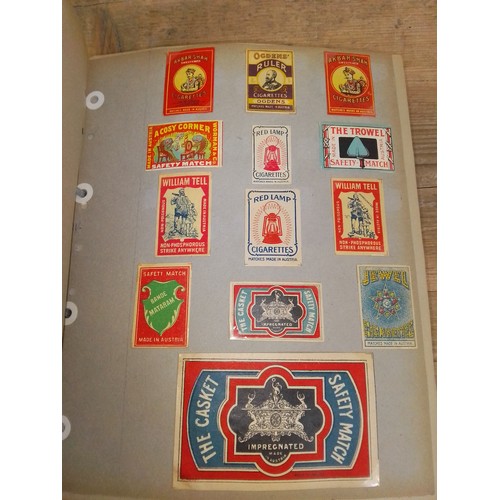 15 - Italy, Austria and Switzerland, four albums, collection of matchbox labels, early 20th century and l... 