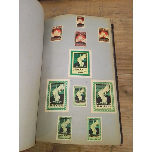 16 - Czechoslovakia, five albums, extensive collection of matchbox labels, early to mid 20th century, app... 