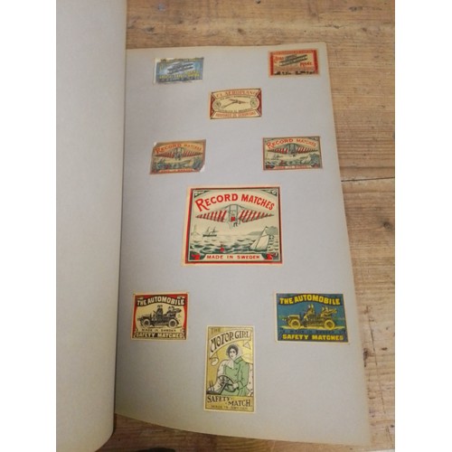 18 - Sweden and Finland, four albums, extensive collection of matchbox labels, circa 1900 and later, full... 