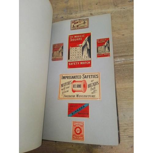 18 - Sweden and Finland, four albums, extensive collection of matchbox labels, circa 1900 and later, full... 