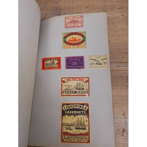 18 - Sweden and Finland, four albums, extensive collection of matchbox labels, circa 1900 and later, full... 