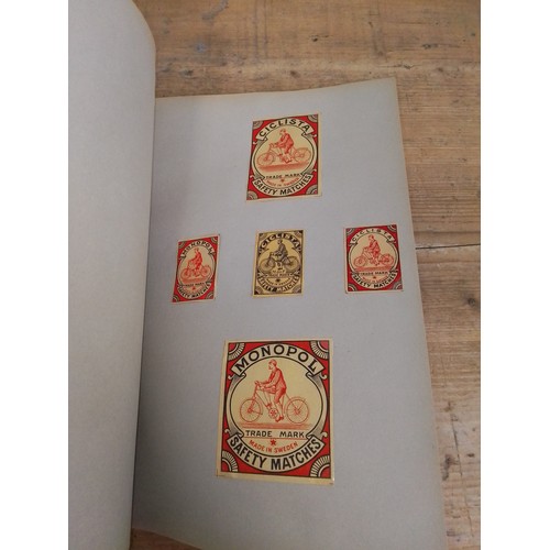 18 - Sweden and Finland, four albums, extensive collection of matchbox labels, circa 1900 and later, full... 