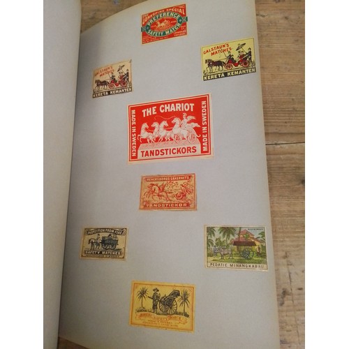 18 - Sweden and Finland, four albums, extensive collection of matchbox labels, circa 1900 and later, full... 