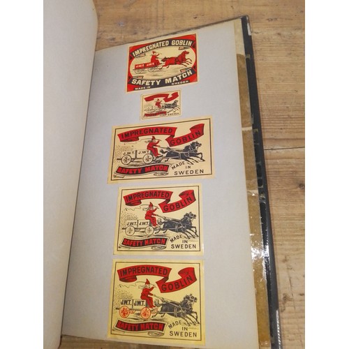 18 - Sweden and Finland, four albums, extensive collection of matchbox labels, circa 1900 and later, full... 