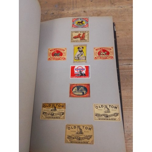 18 - Sweden and Finland, four albums, extensive collection of matchbox labels, circa 1900 and later, full... 