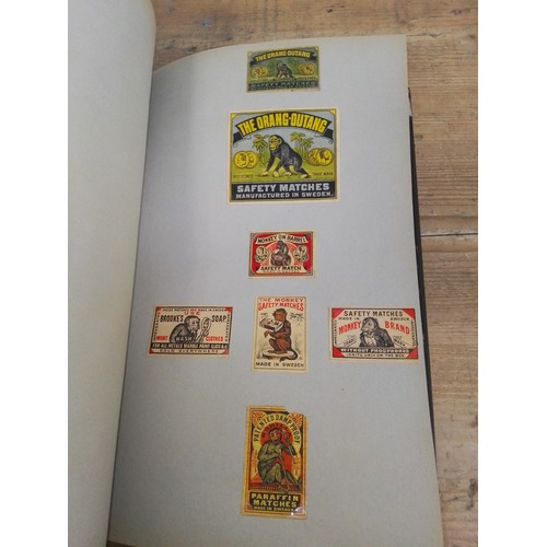 18 - Sweden and Finland, four albums, extensive collection of matchbox labels, circa 1900 and later, full... 